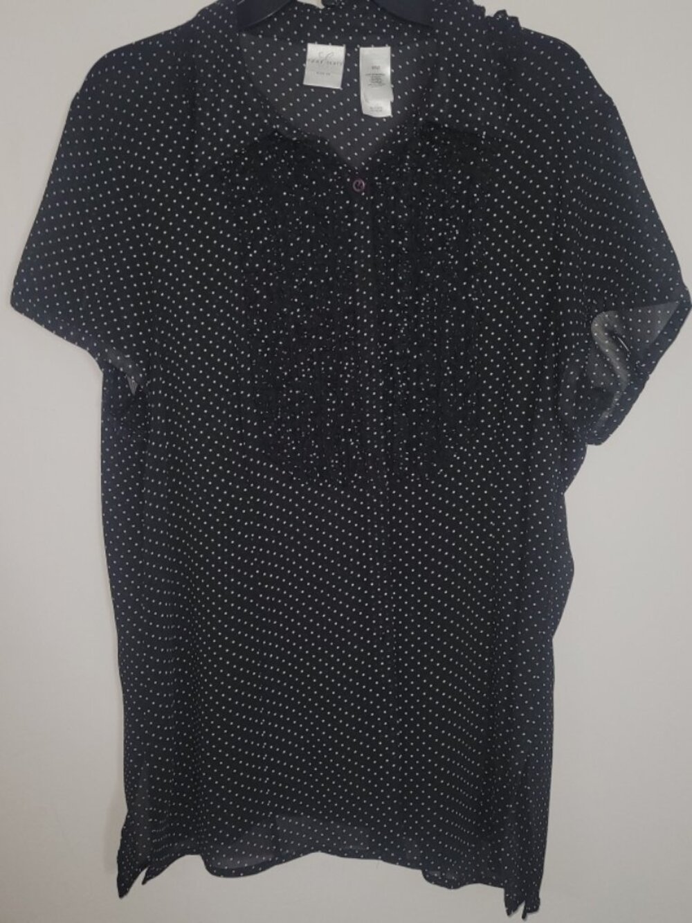 Emma James Polka Dot Blouse Size 18W